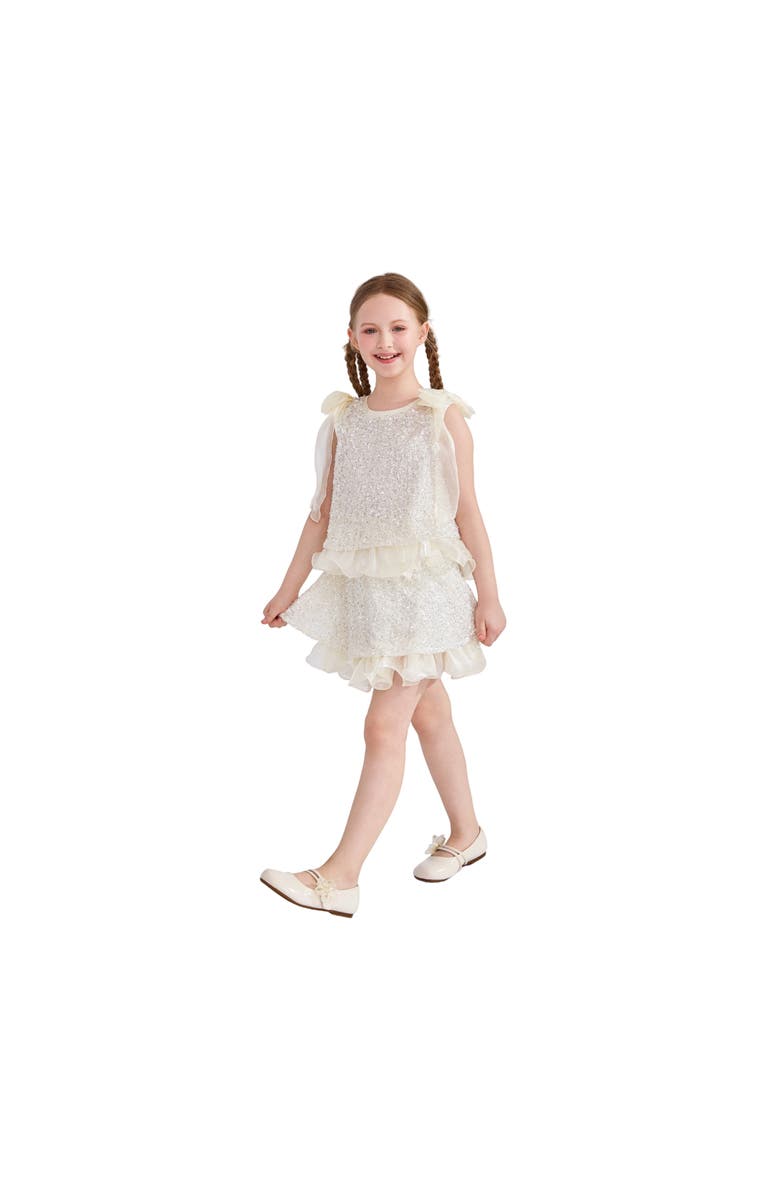 Tulleen Calivra Polka Dot Dress, Alternate, color, Black