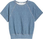rag & bone Miramar Terry Cloth Short Sleeve Sweatshirt
