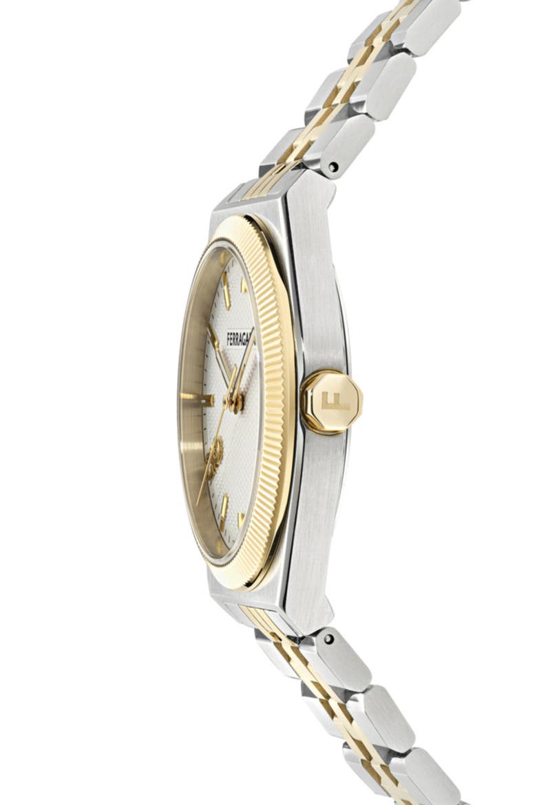 Vega Bracelet Watch, 40mm, Alternate, color, TWO TONE