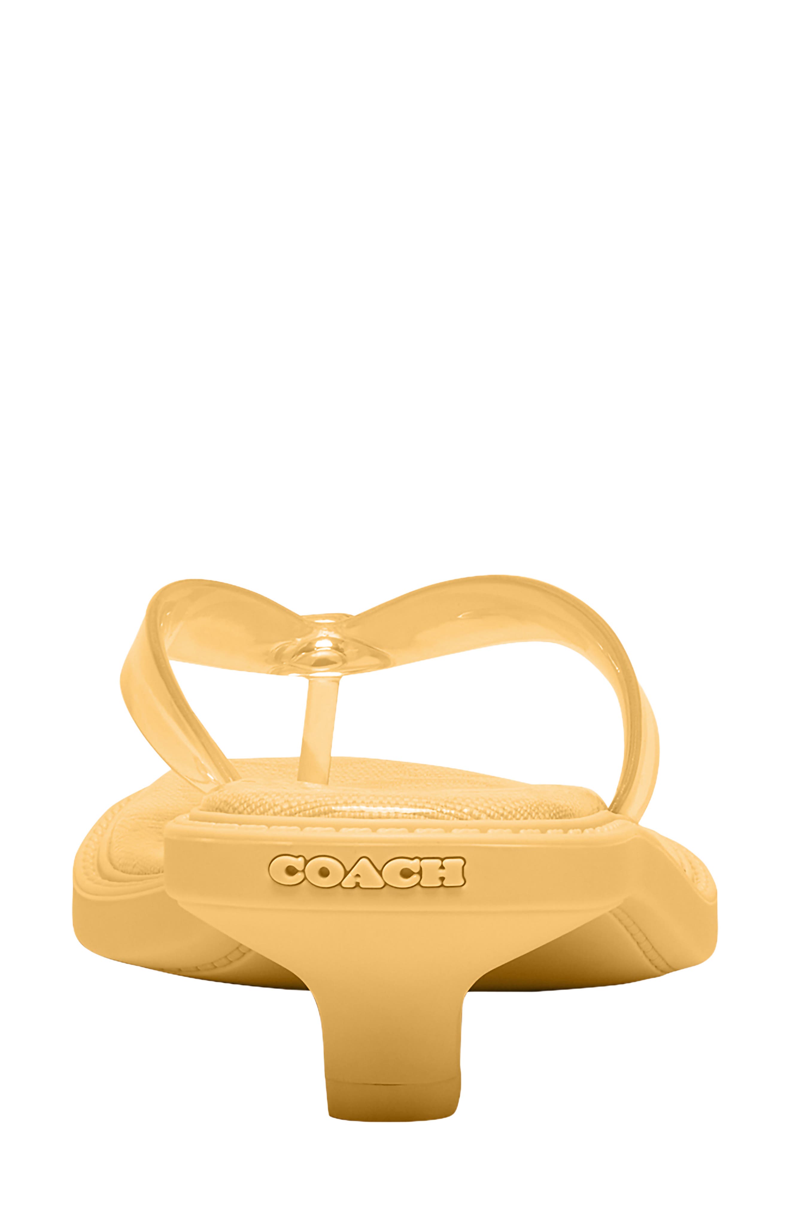 COACH Jelly Kitten Heel Sandal, Alternate, color, Vanilla