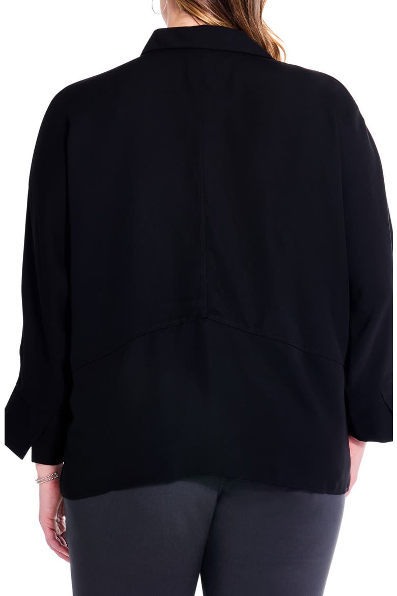 Flowing Ease Blouse, Alternate, color, BLACK ONYX