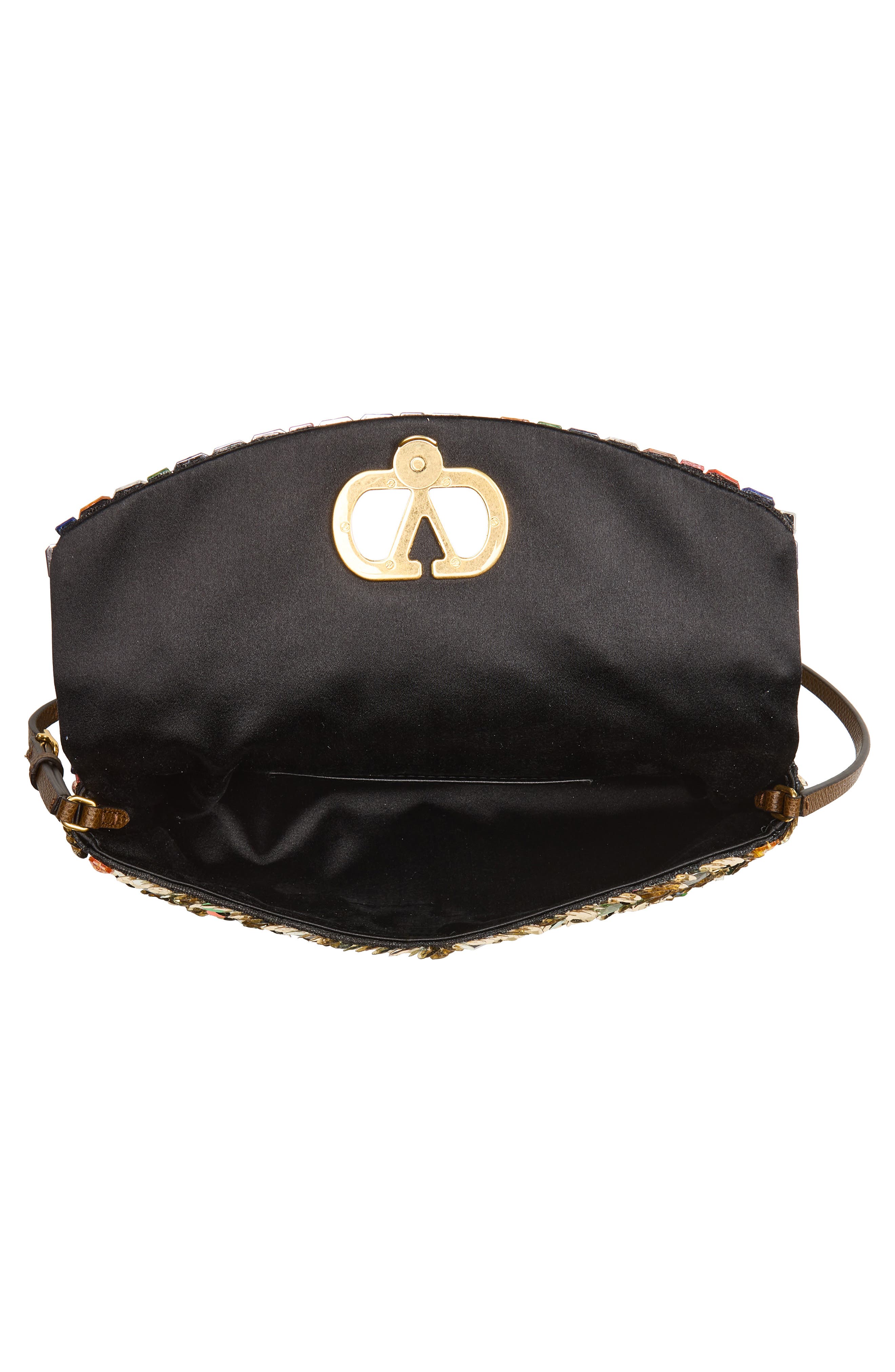 Valentino Garavani Vain Embellished Shoulder Bag, Alternate, color, Multi Silver