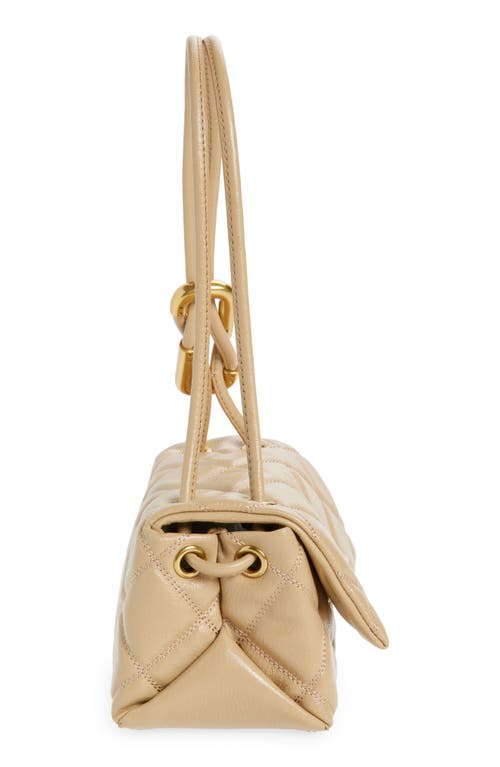 Shop Marc Jacobs The Mini Dual Chain Diamond Quilted Leather Shoulder Bag
