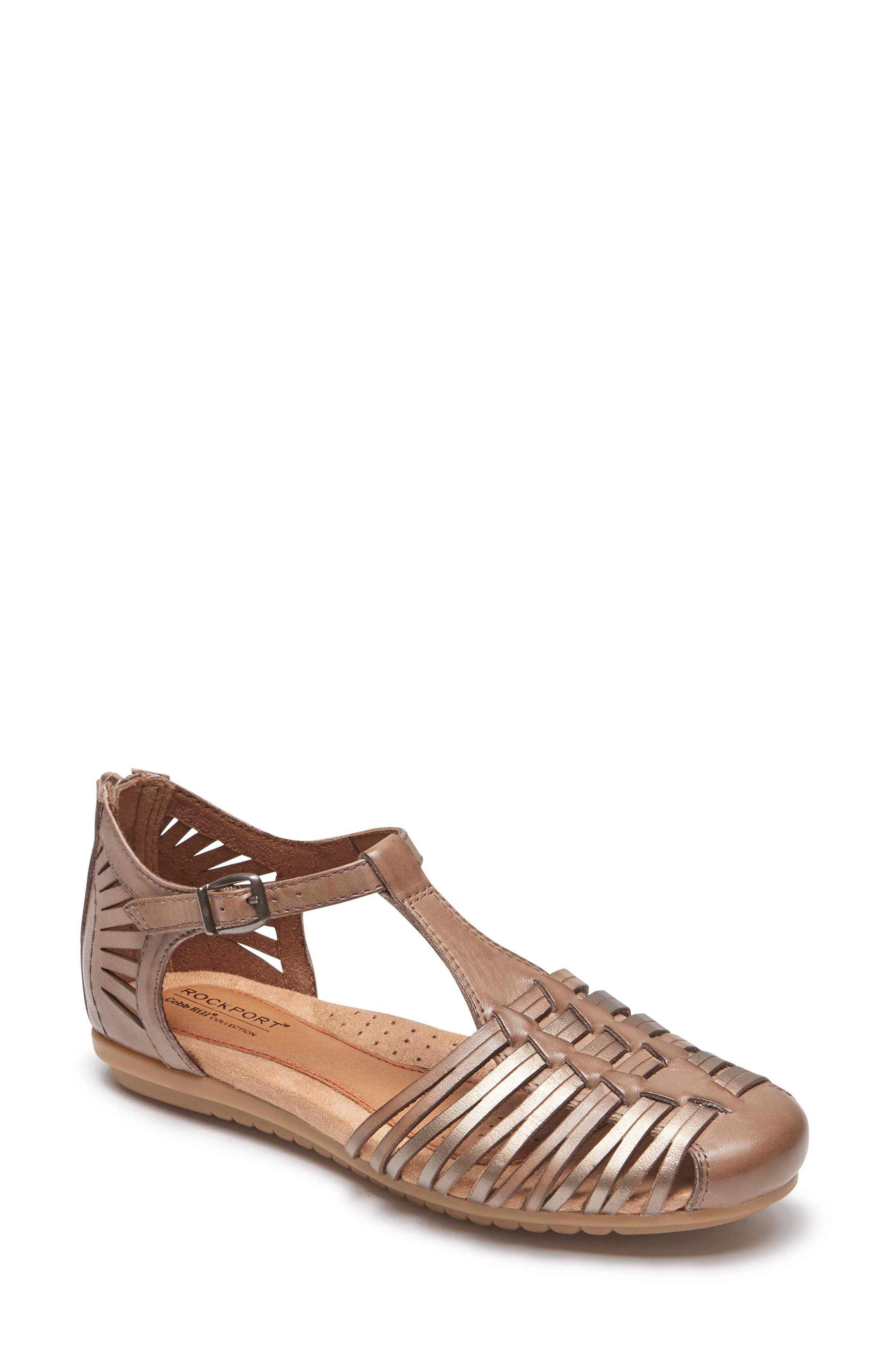 Inglewood Huarache Sandal, Main, color, NEW KHAKI MULTI LEATHER