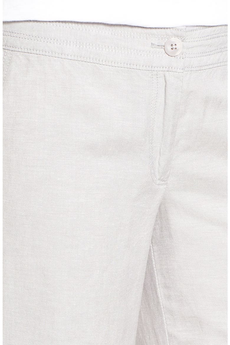 'Easy' Linen Blend Wide Leg Pants, Alternate, color, ASH MIX