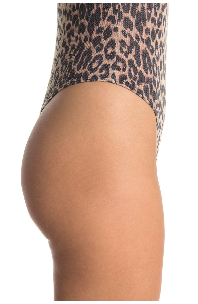 Abound Mock Neck Ribbed Bodysuit, Alternate, color,