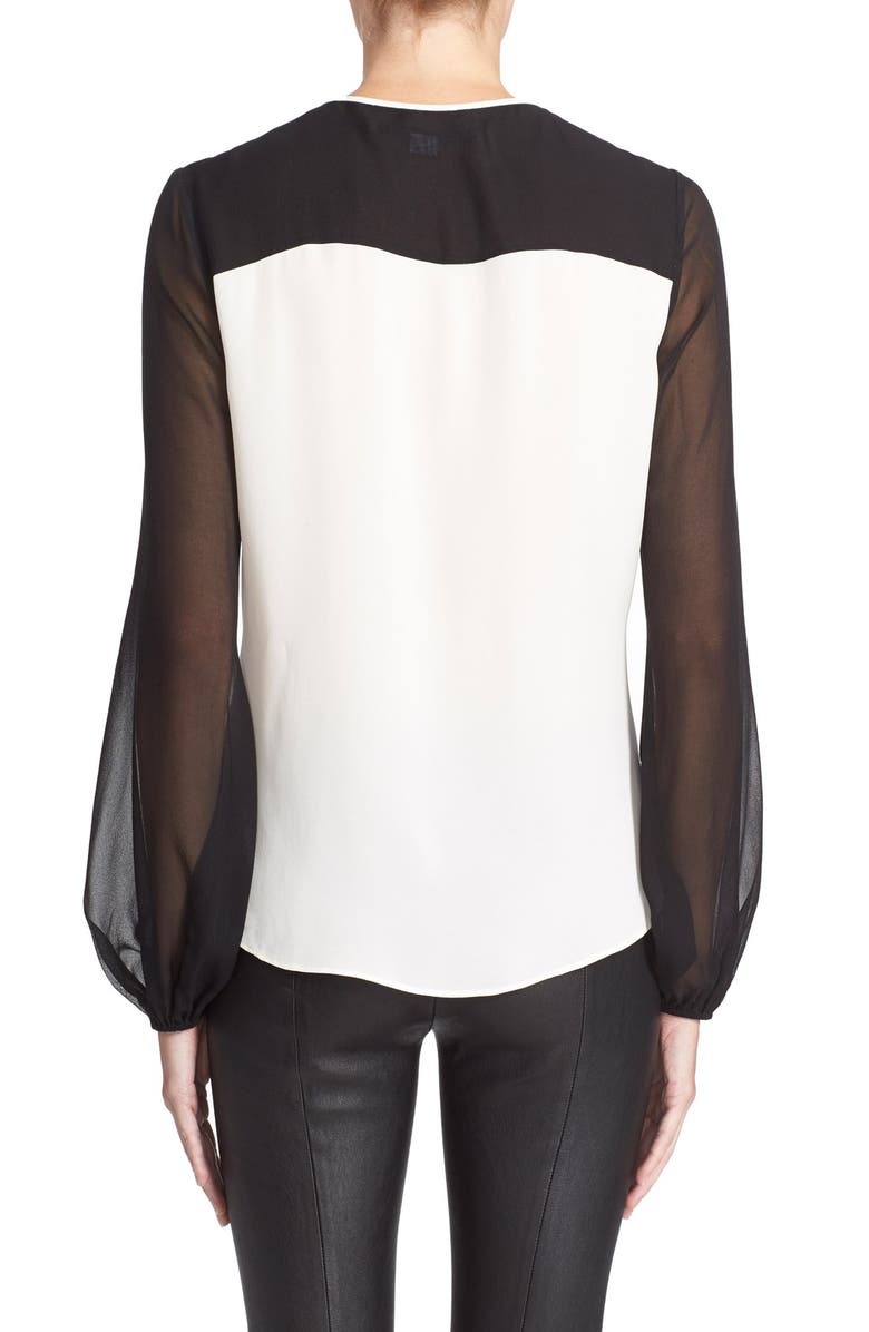 Diane von Furstenberg 'Nikki' Silk Top, Alternate, color, 