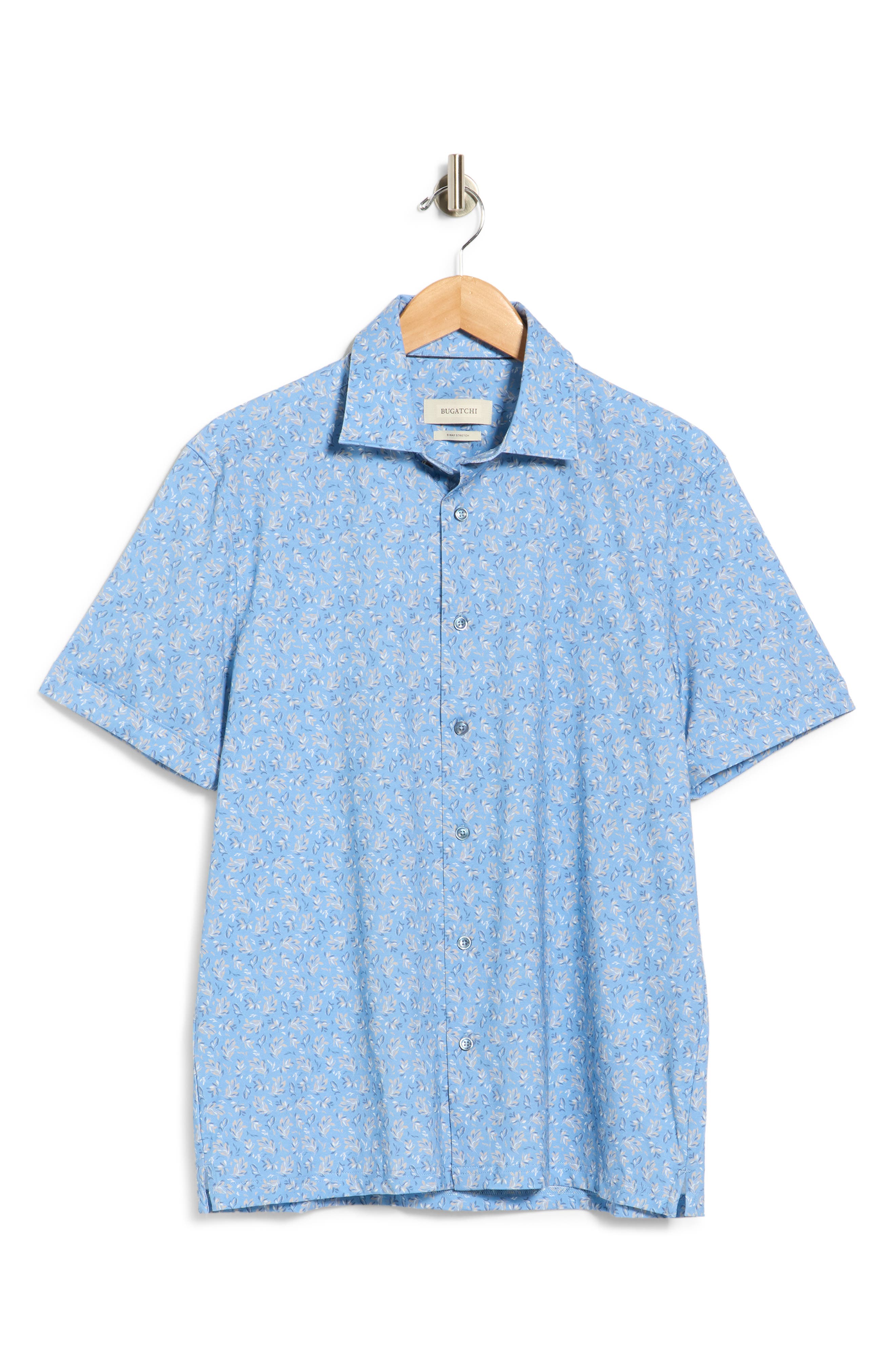 Bugatchi Short Sleeve Woven Shirt