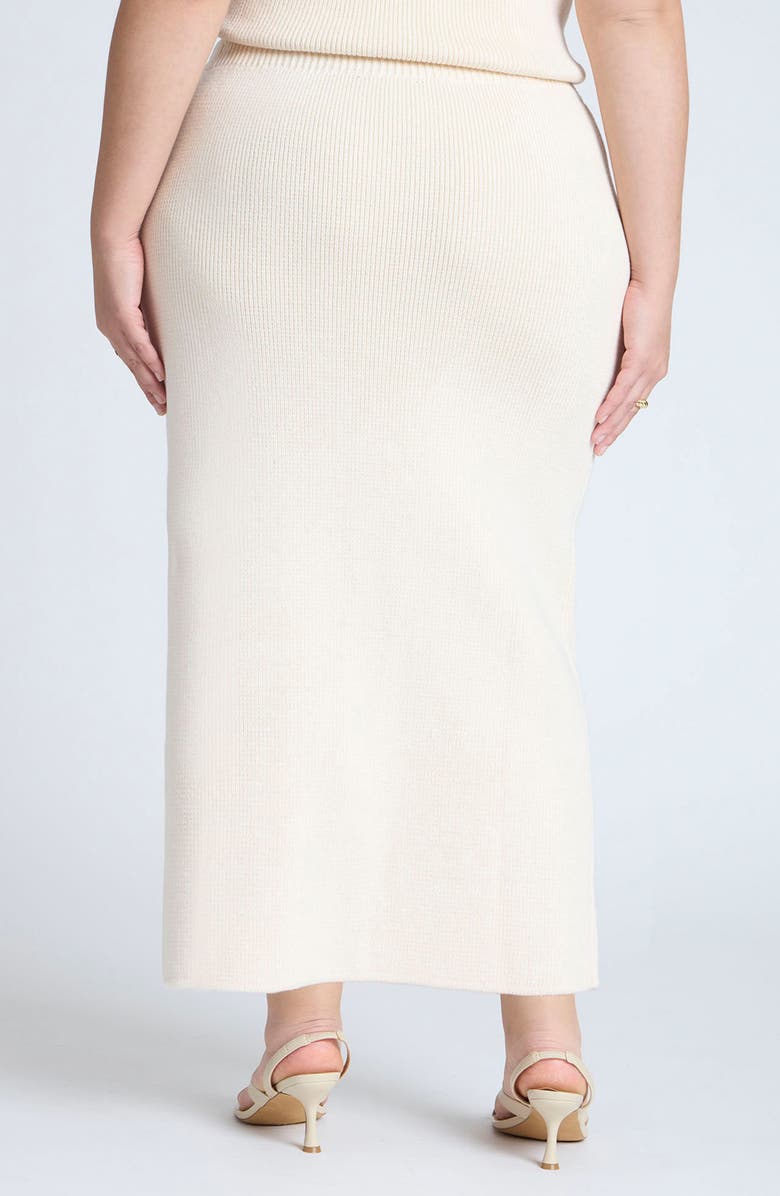 ELOQUII Knit Midi Skirt, Alternate, color, 