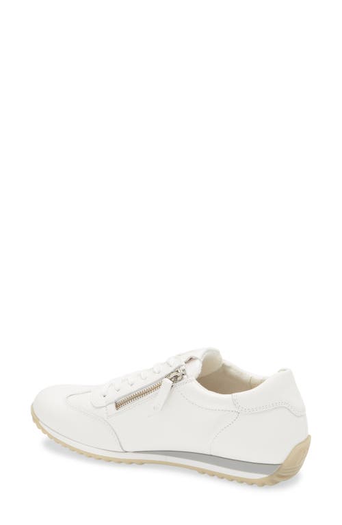 Paul Green Augusta Sneaker In White Leather