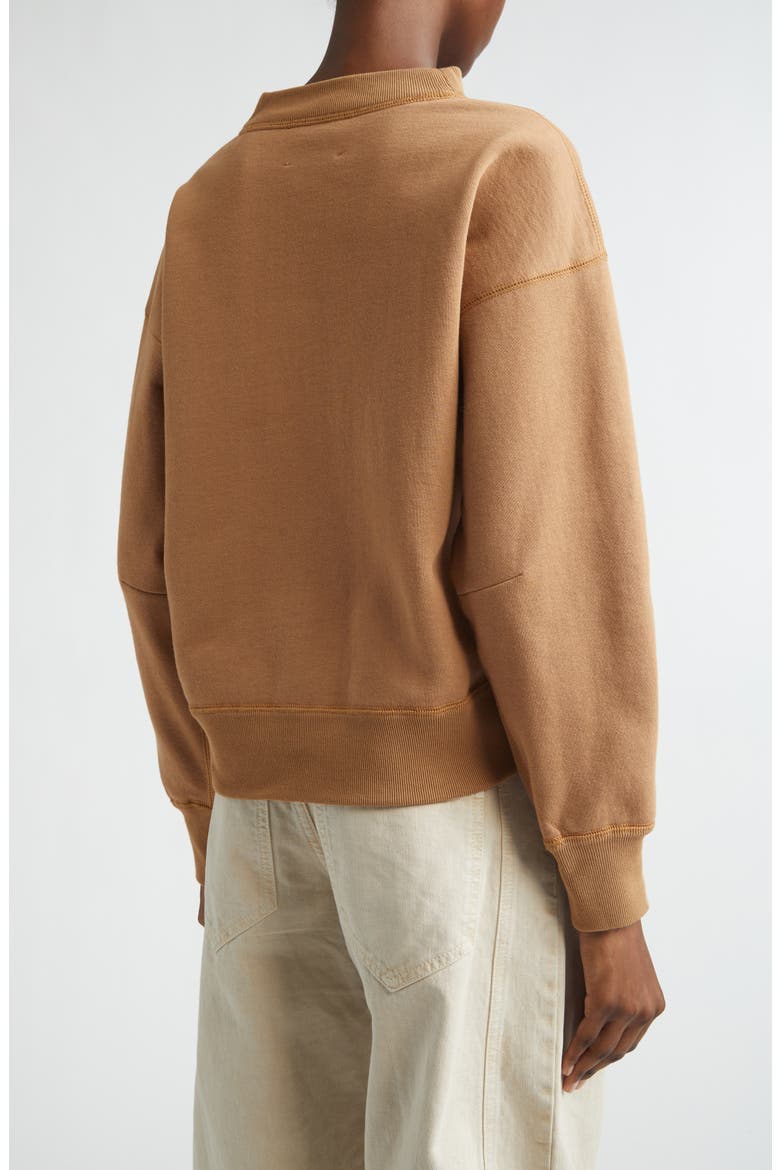 Moby Graphic Sweatshirt, Alternate, color, CAMEL/ GOLD