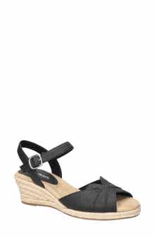 EASY STREET Miramar Ankle Strap Wedge Sandal
