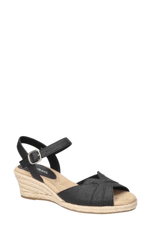 EASY STREET EASY STREET MIRAMAR ANKLE STRAP WEDGE SANDAL