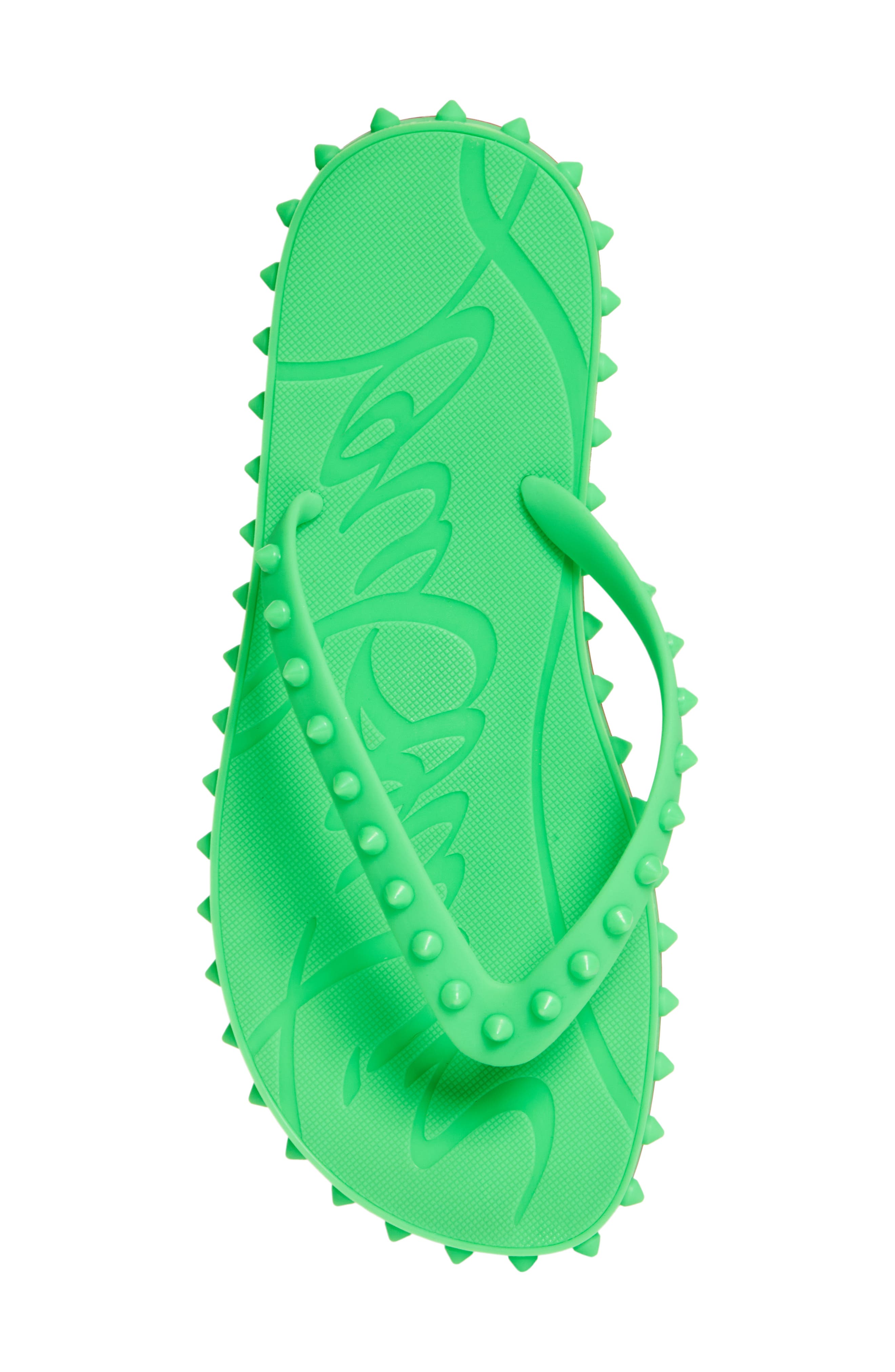 Super Loubi Flip Flop, Alternate, color, FLUO GREEN