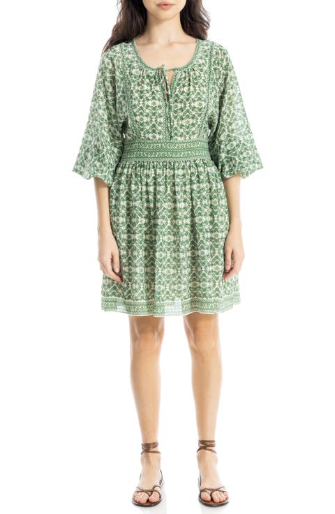 Puff Sleeve Minidress