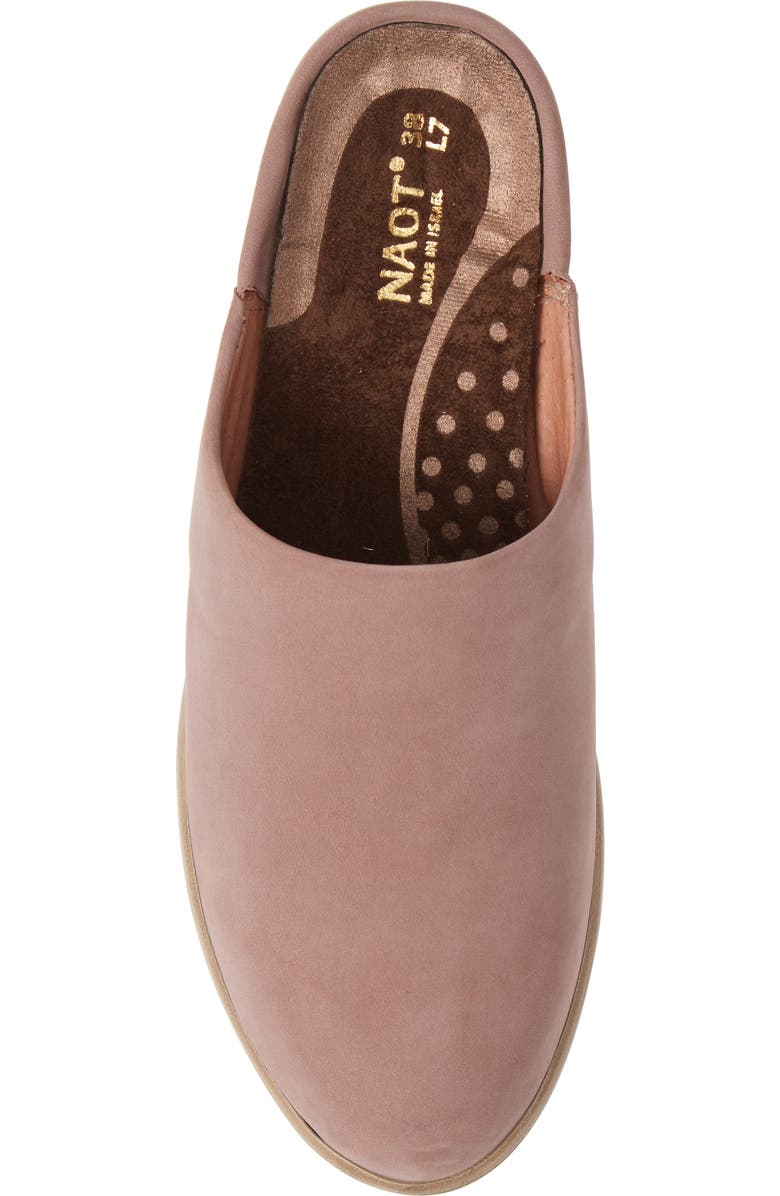 Naot Lodos Mule, Alternate, color, Mauve Nubuck Leather