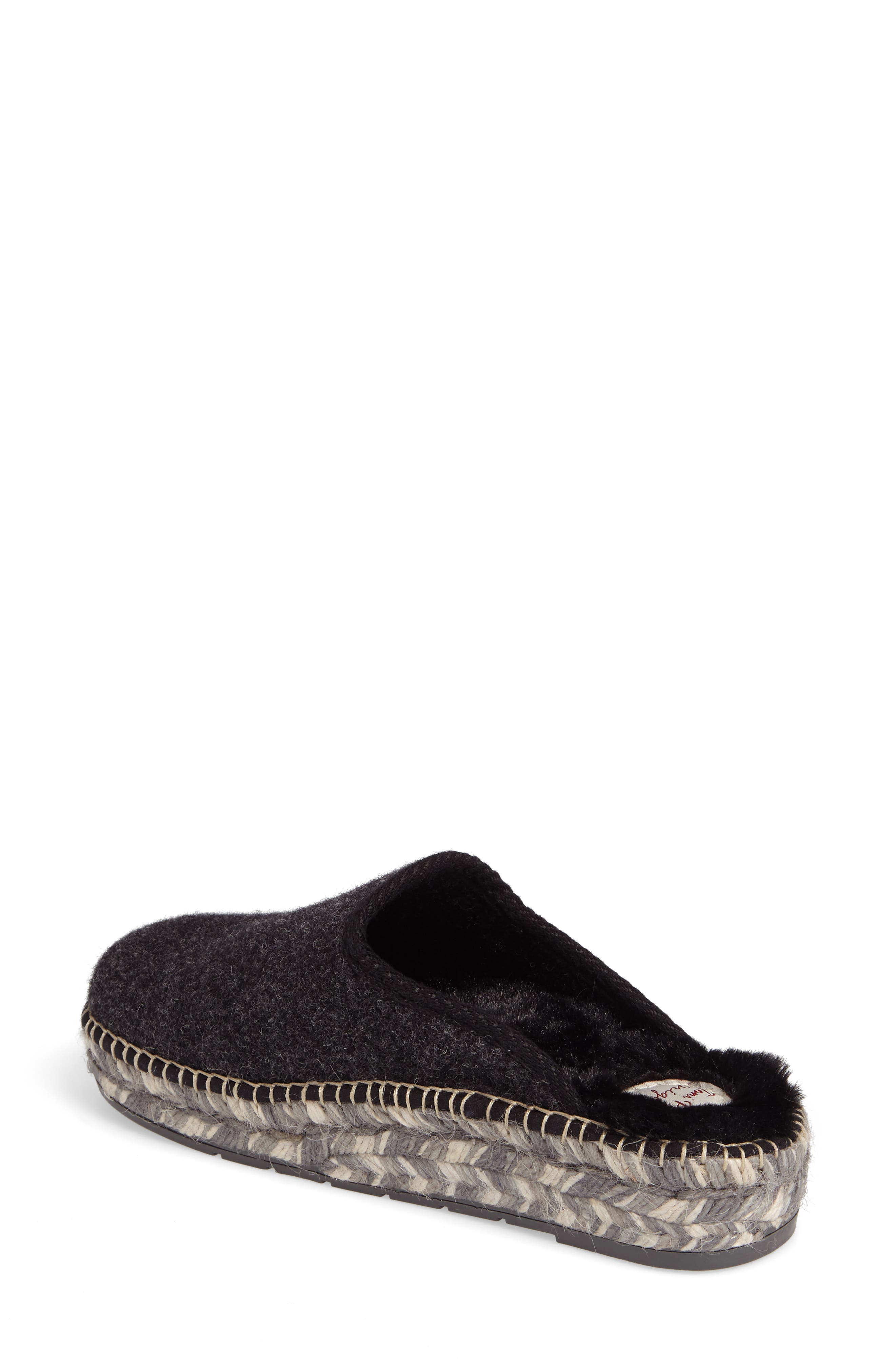 Toni Pons Mysen Faux Fur Lined Espadrille Slipper, Alternate, color, 