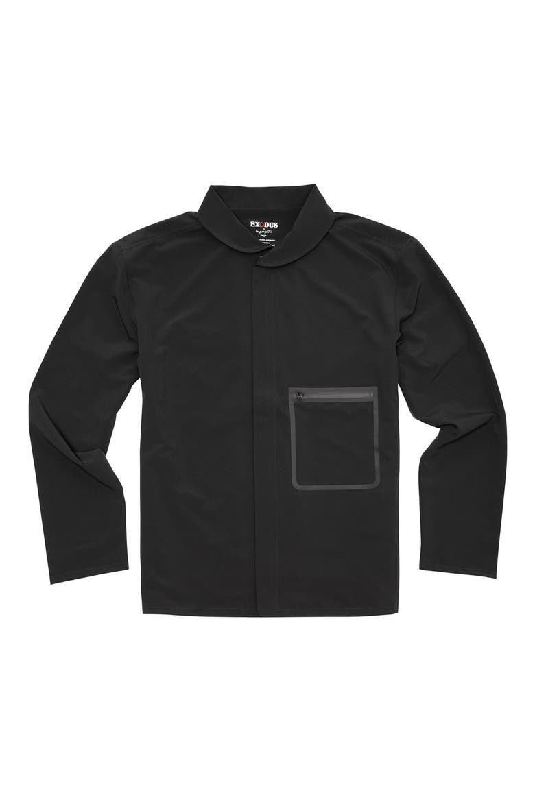 Exodus Shepherds Zip-Up Shirt, Alternate, color, OBSIDIAN