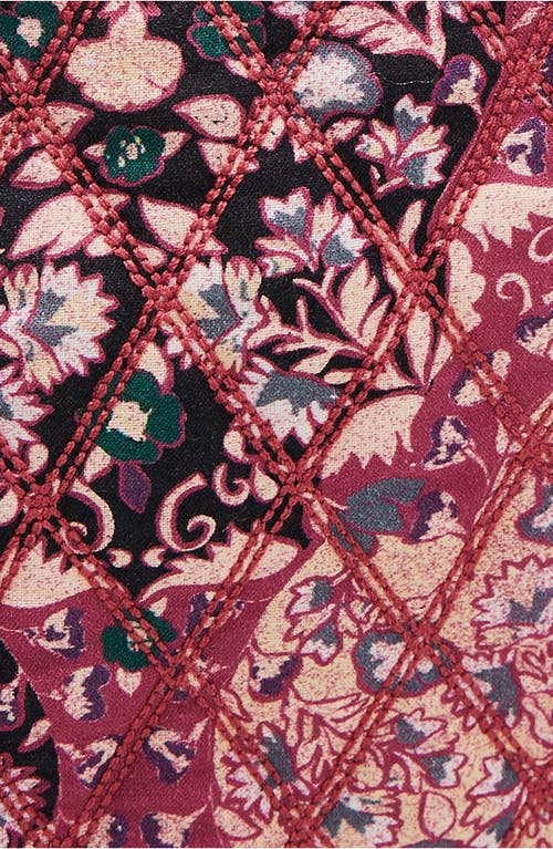 Free People Darla Quilted Cotton Miniskirt In Sweetheart Combo - Tapestry