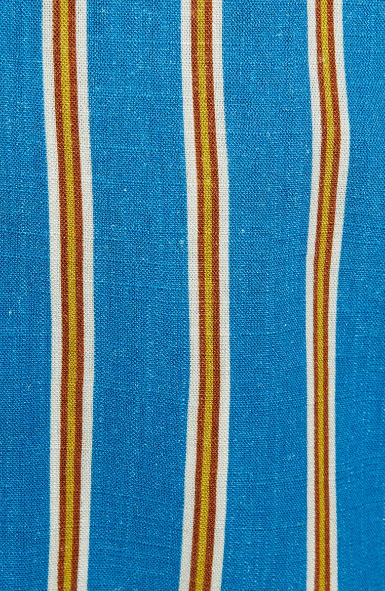 Banks Journal Drop Stripe Short Sleeve Button-Up Camp Shirt, Alternate, color,