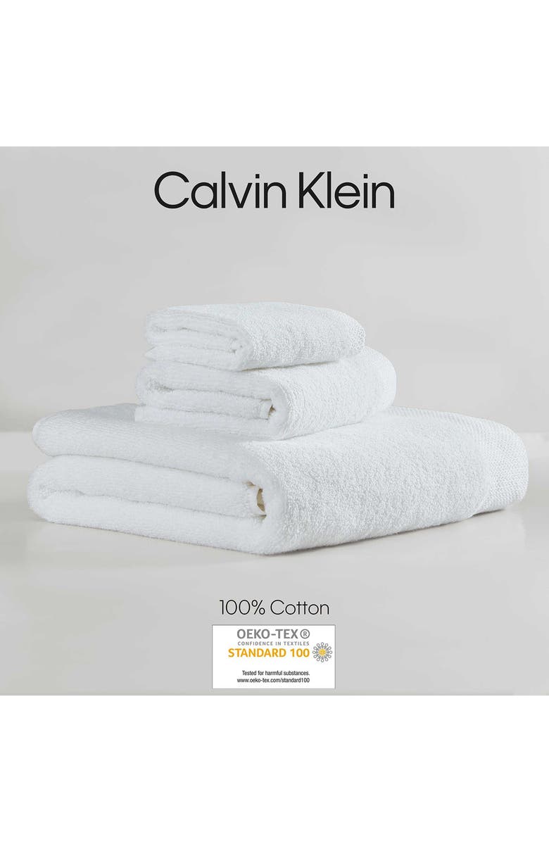 Calvin Klein Entwine 3-Piece Towel Set, Alternate, color, White
