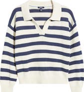 Hatley Stripe Johnny Collar Sweater