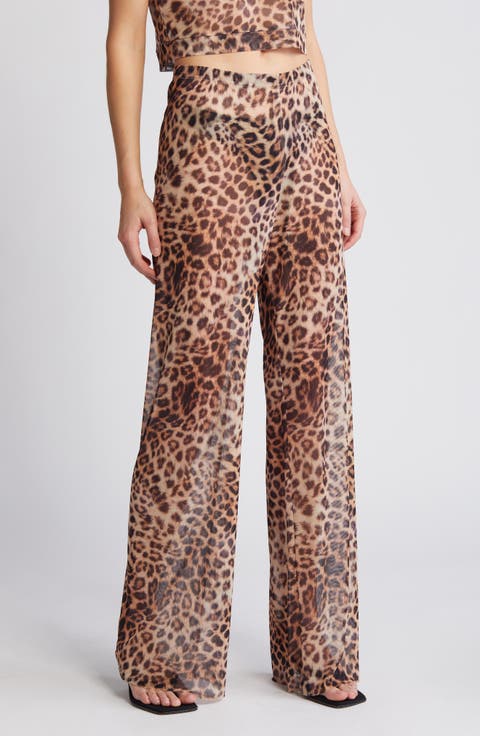 Mesh Wide Leg Pant (Regular & Plus Size)