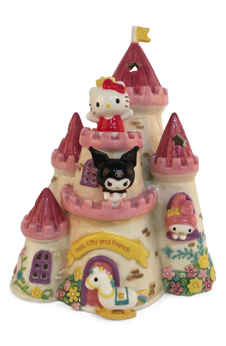 Blue Sky Clayworks x Sanrio Hello Kitty<sup>®</sup> & Friends Castle Stoneware Candle House, Main, color, 