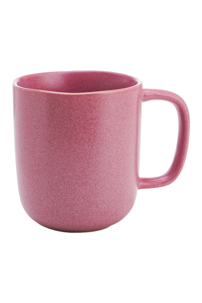 Tom Stoneware 4-Piece Mug Set, Main, color, Pink White