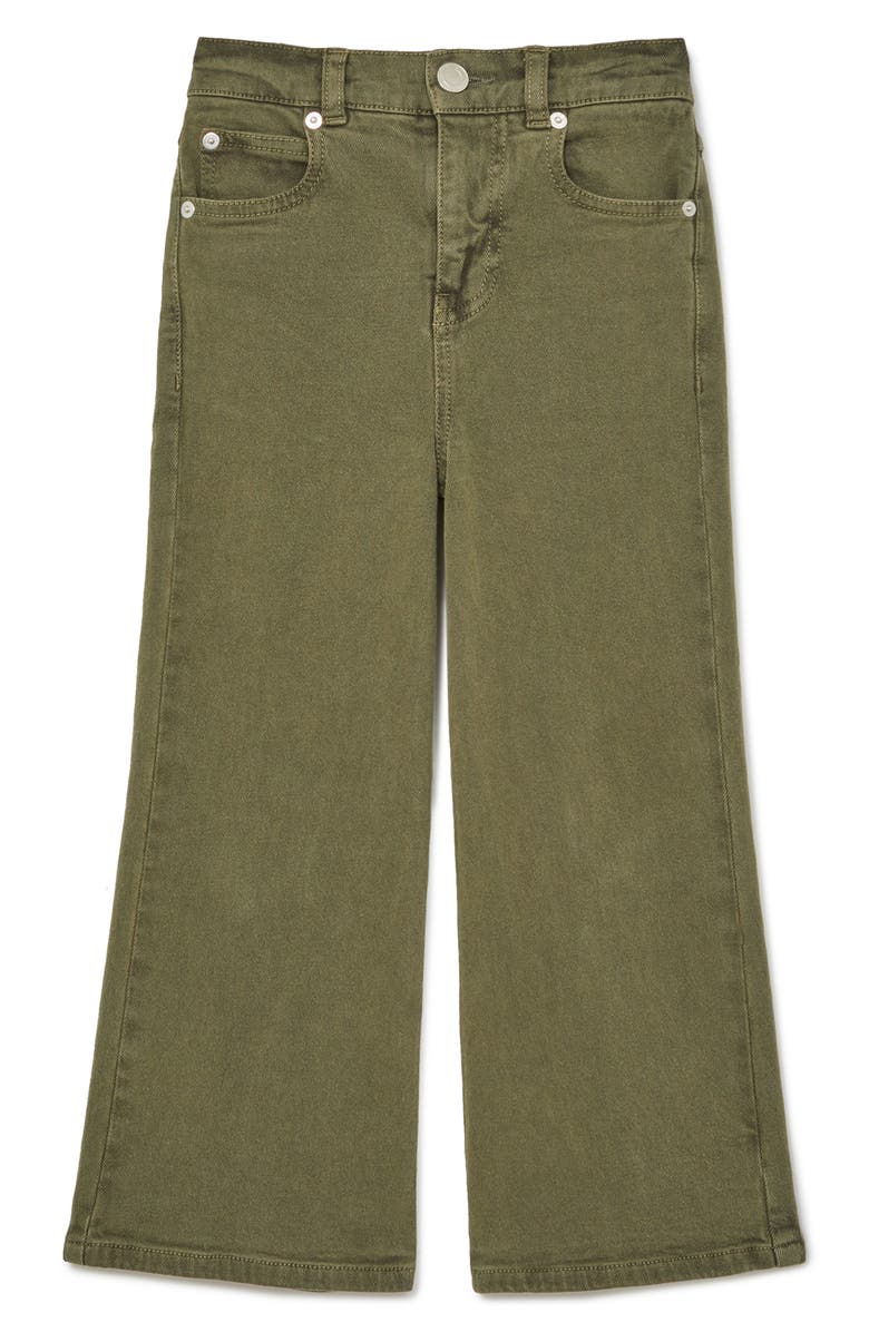 Reiss Kids' Clea Bell Bottom Jeans, Main, color, Khaki