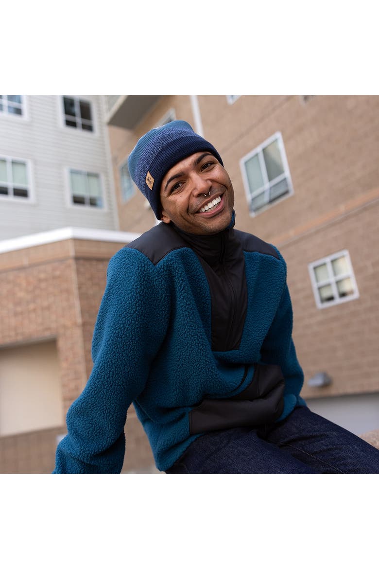 BTV Wool Beanie, Alternate, color, Black Heather