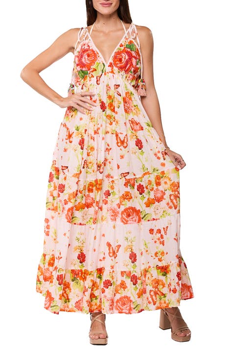 Floral Tiered Maxi Dress