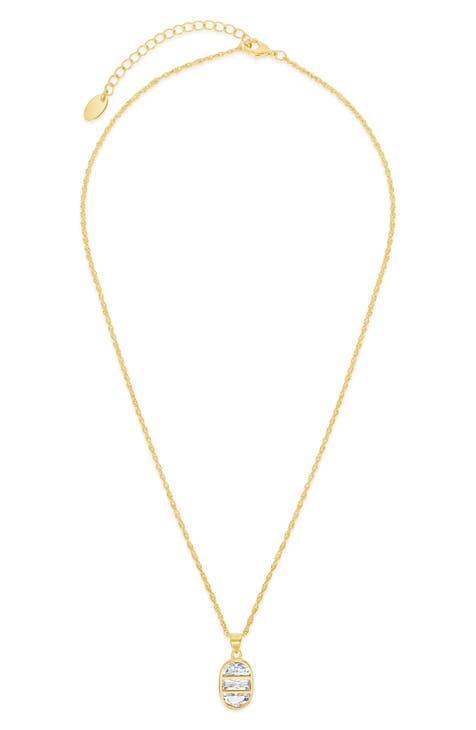 Soraya Cubic Zirconia Pendant Necklace