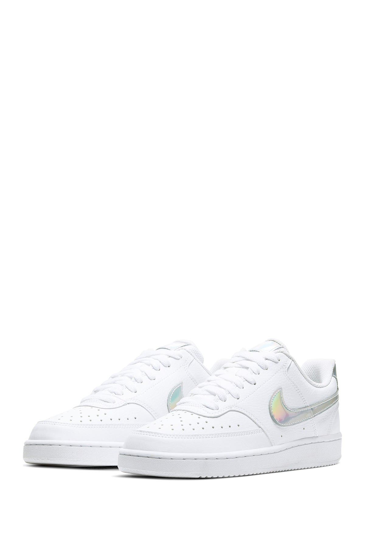 Court Vision Low Sneaker, Alternate, color, WHITE/MLTCLR