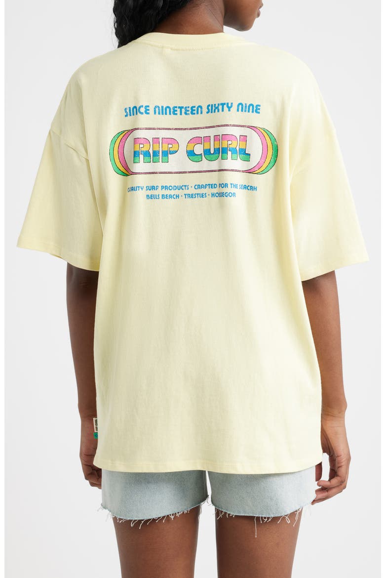 Surf Revival Heritage Relaxed Graphic T-Shirt, Alternate, color, YELLOW