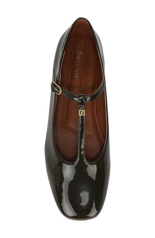 Franco Sarto Marylee T-strap Flat In Brown