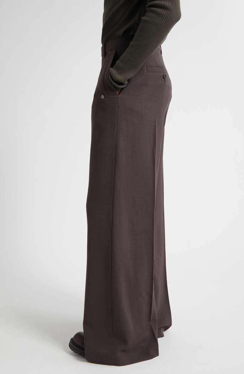 Rick Owens Belas Tailored Wide Leg Pants, Alternate, color, Dark Dust