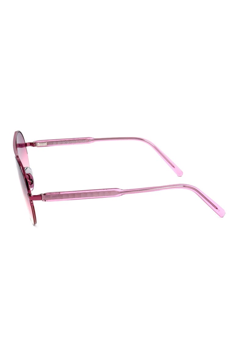 51mm Round Sunglasses, Alternate, color, PINK