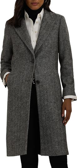 Lauren Ralph Lauren Herringbone Coat | Nordstrom Lauren Ralph Lauren Herringbone Coat | Nordstrom