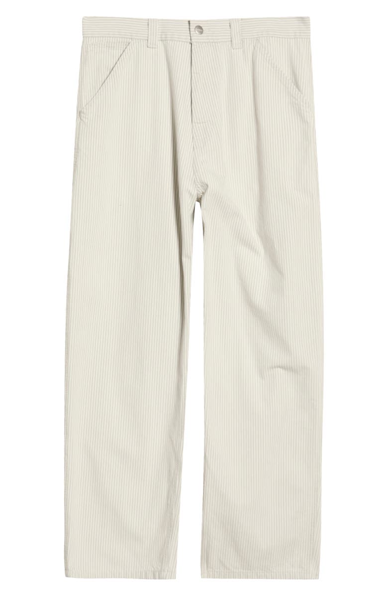 Carhartt Work In Progress Mercer Stripe Single Knee Loose Fit Pants, Alternate, color, Mercer Stripe, Graphite / Wax