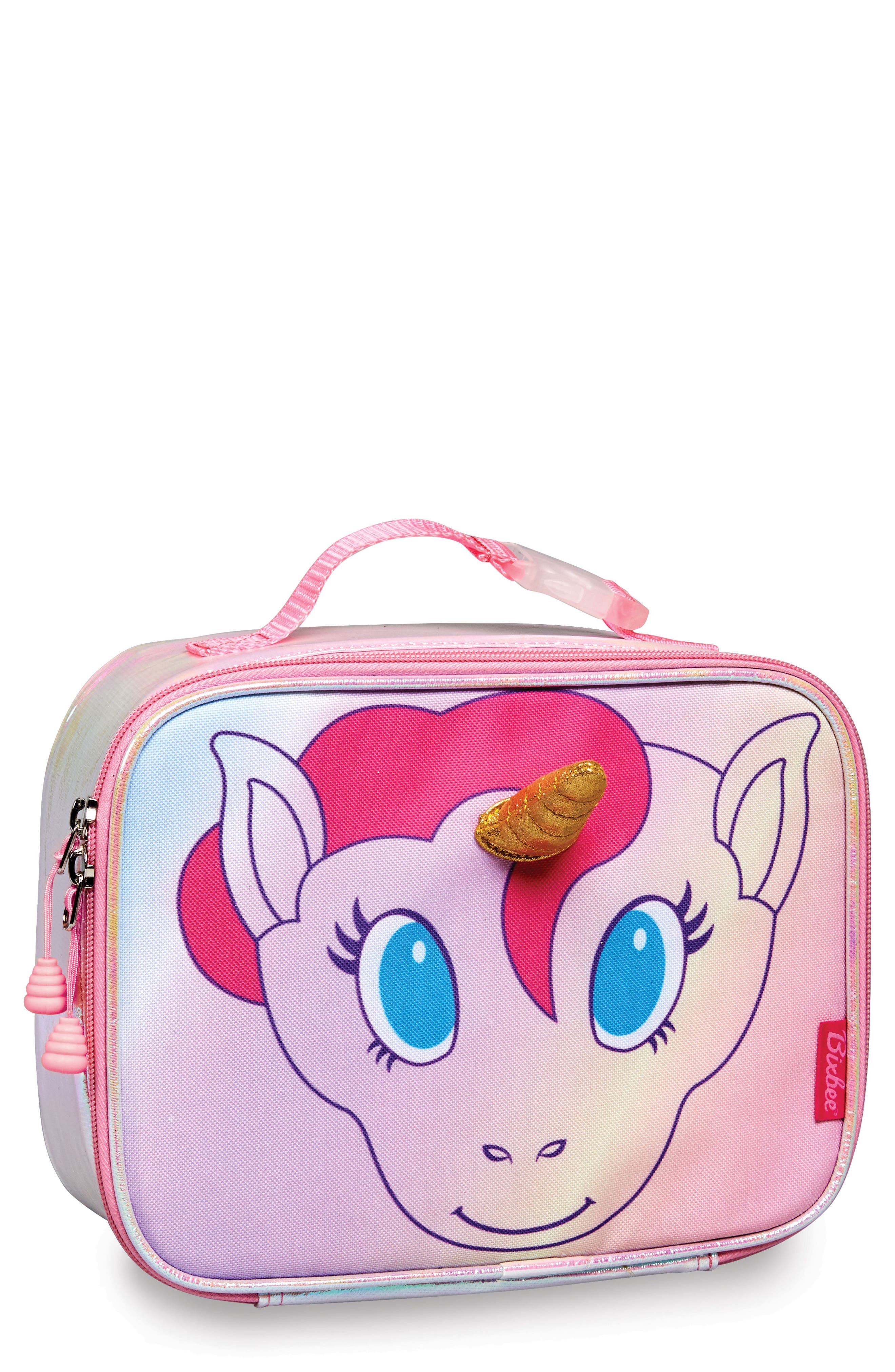 Bixbee Unicorn Water Resistant Lunchbox, Main, color, 