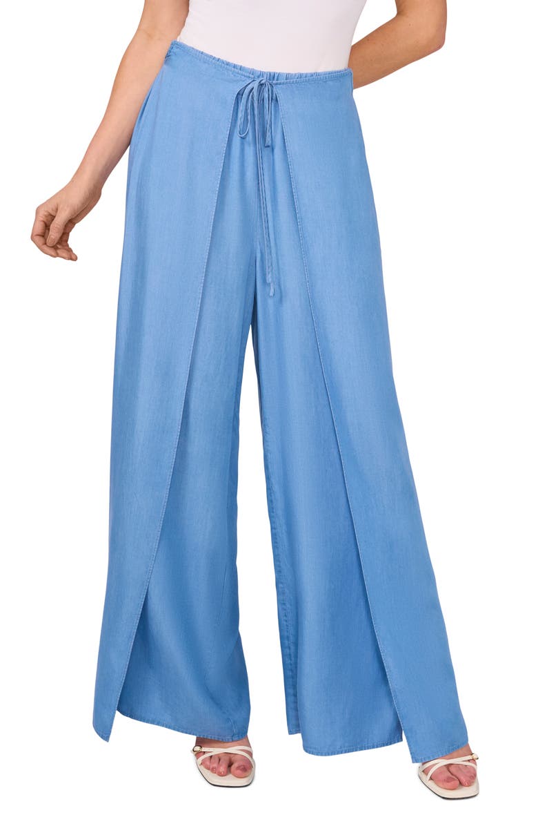 CeCe Wide Leg Wrap Pants, Main, color, 