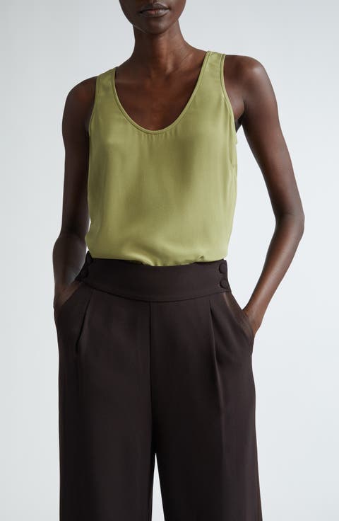 Silk Crêpe de Chine Tank
