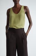 ST. JOHN Silk Crêpe de Chine Tank