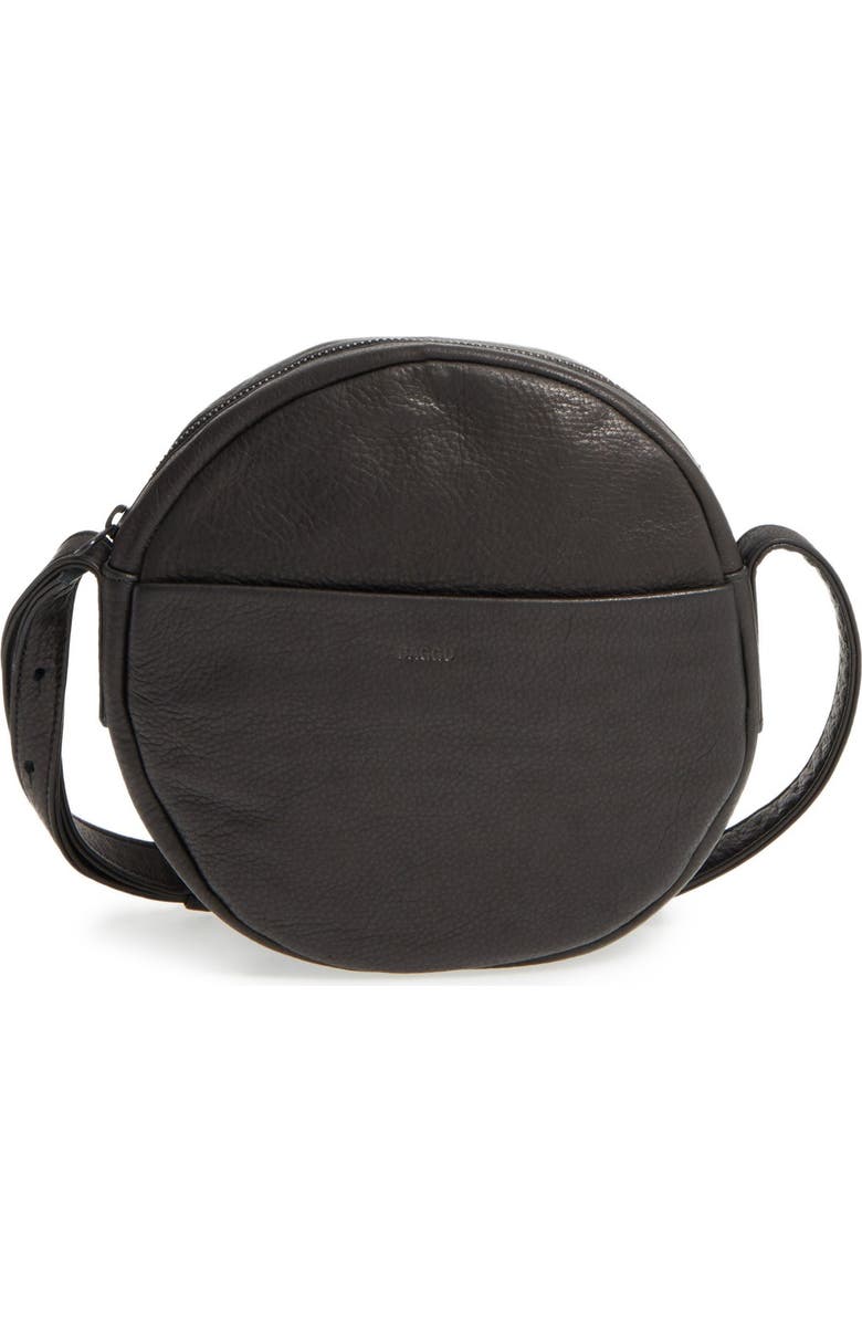Baggu Pebbled Leather Crossbody Bag, Main, color,