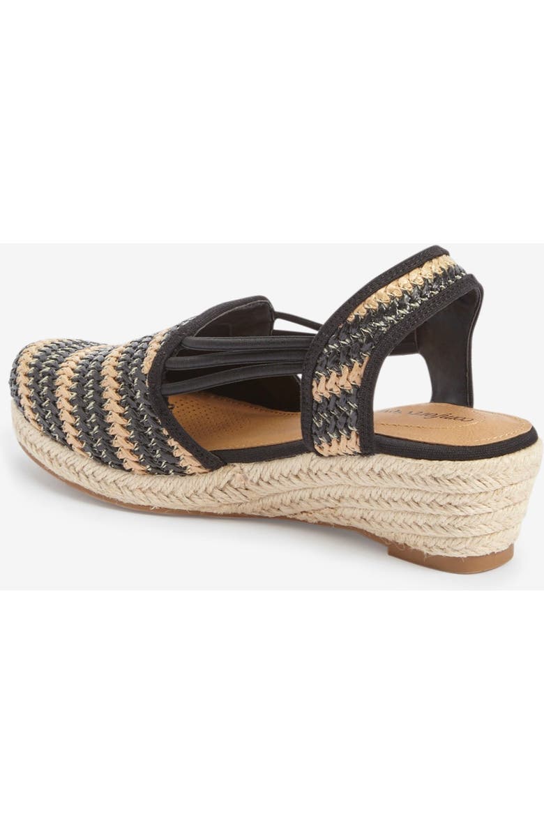 Comfortview The Clea Espadrille, Alternate, color, Black Natural