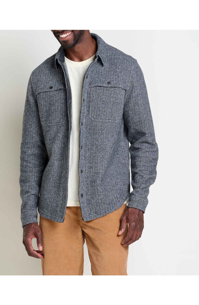 Toad & Co Kennicott Shirt Jacket, Alternate, color, Heather Grey Twill