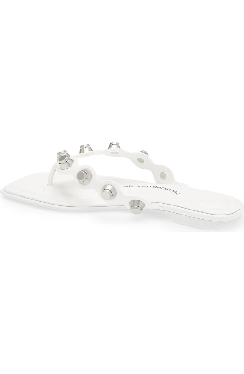 Alexander Wang Rexa Flip Flop, Alternate, color, Optic White