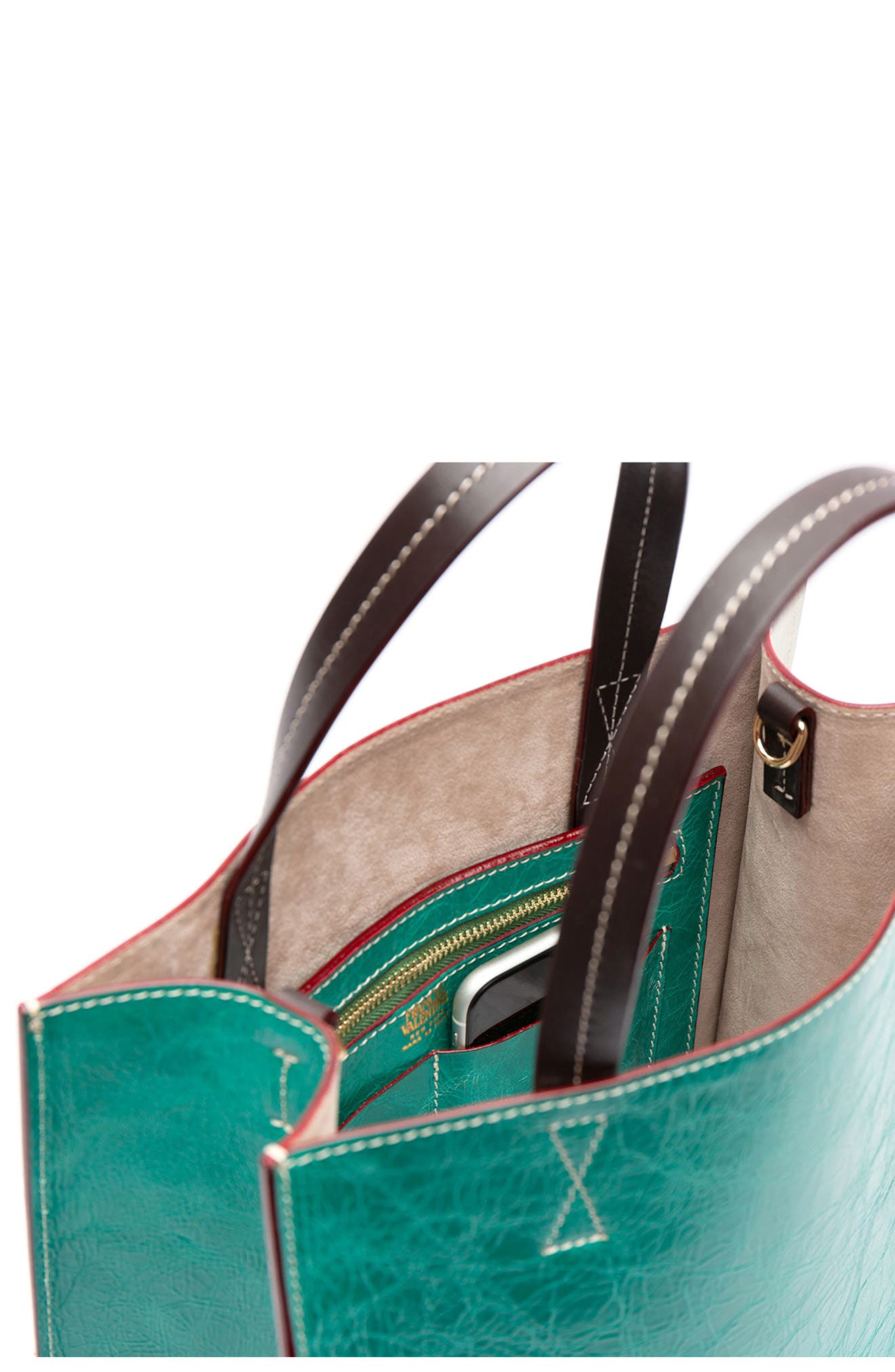 Frances Valentine Margot Leather Tote Bag, Alternate, color, 