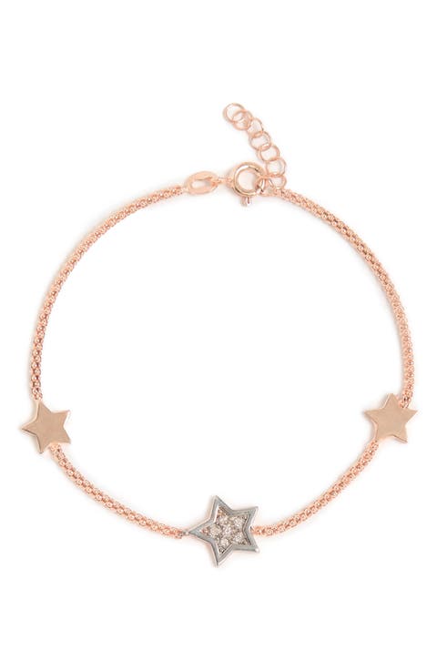Diamond Star Station Bracelet
